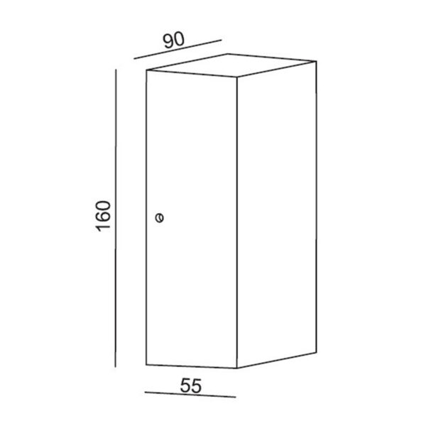 Zimbo Square LED Integrated External Light