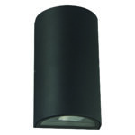 Zimbo Round LED Integrated External Light Black