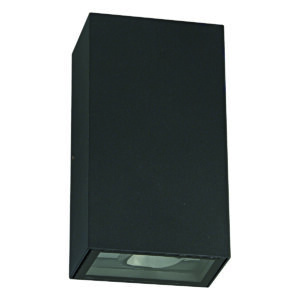 Zimbo Square LED Integrated External Light Black