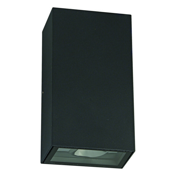 Zimbo Square LED Integrated External Light Black